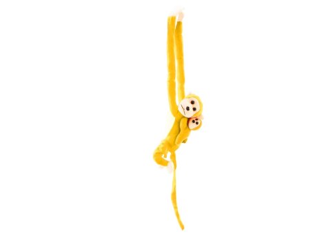 Maskotka Pluszowa Małpka z Dzieckiem Żółta 70 cm Maskotka Pluszowa Małpka z Dzieckiem Żółta 70 cm