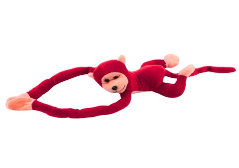 Maskotka Pluszowa Małpka z Dźwiękiem Czerwona 60 cm Maskotka Pluszowa Małpka z Dźwiękiem Czerwona 60 cm