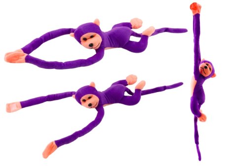 Maskotka Pluszowa Małpka z Dźwiękiem Fioletowa 60 cm Maskotka Pluszowa Małpka z Dźwiękiem Fioletowa 60 cm