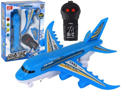 Samolot Zdalnie Sterowany R/C Światła Niebieski DIY Samolot Zdalnie Sterowany R/C Światła Niebieski DIY