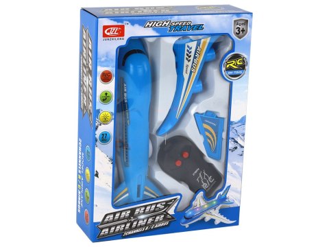 Samolot Zdalnie Sterowany R/C Światła Niebieski DIY Samolot Zdalnie Sterowany R/C Światła Niebieski DIY