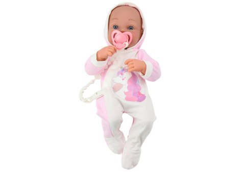 Lalka Bobas Ze Smoczkiem Body Jednorożec Różowy Kocyk Akcesoria 35 cm Lalka Bobas Ze Smoczkiem Body Jednorożec Różowy Kocyk Akcesoria 35 cm