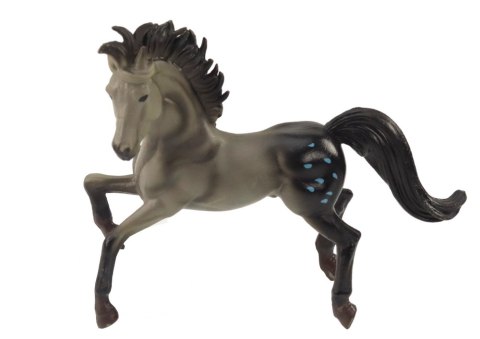 Figurka Konia Brązowy Szary Koń Stojący Stajnia Farma Cute Horse Figurka Konia Brązowy Szary Koń Stojący Stajnia Farma Cute Horse
