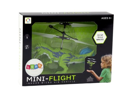 Latający Dinozaur Helikopter Sterowany Ręką Czujnik Zielony Latający Dinozaur Helikopter Sterowany Ręką Czujnik Zielony