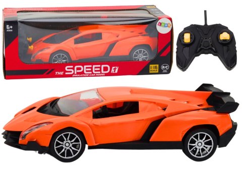 Zdalnie Sterowany Samochód Sportowy Pomarańczowe Auto RC 1:16 Zdalnie Sterowany Samochód Sportowy Pomarańczowe Auto RC 1:16