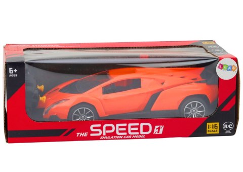 Zdalnie Sterowany Samochód Sportowy Pomarańczowe Auto RC 1:16 Zdalnie Sterowany Samochód Sportowy Pomarańczowe Auto RC 1:16
