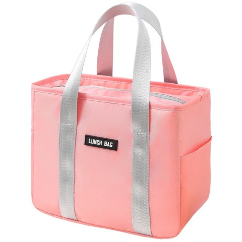 Torba Termiczna Izolacyjna Śniadaniowa Lunch Bag Różowa 24cm Torba Termiczna Izolacyjna Śniadaniowa Lunch Bag Różowa 24cm
