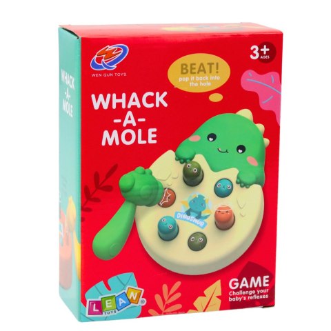Gra Zrecznościowa Mini Whack A Mole Dinozaur W Jajku Zielony Gra Zrecznościowa Mini Whack A Mole Dinozaur W Jajku Zielony
