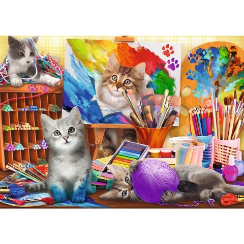 Puzzle - 2x500 - Sztuka malowania FSC Mix 70% 37530