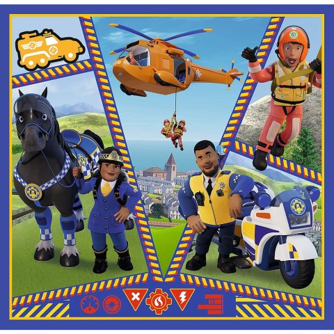 Puzzle "3in1" - Dzień Strażaka Sama Trefl 34868