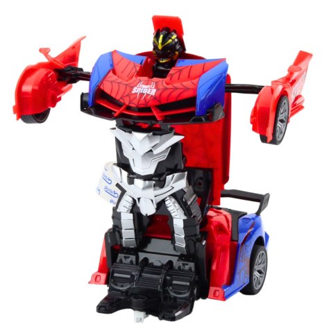 Samochód Robot Spider Pająk Zdalnie Sterowany 2w1 Światła Dźwięki Samochód Robot Spider Pająk Zdalnie Sterowany 2w1 Światła Dźwięki