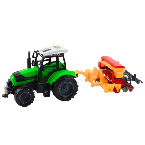 Zestaw Traktor Ciągnik Rolniczy z Siewnikiem Maszyna Rolnicza Zestaw Traktor Ciągnik Rolniczy z Siewnikiem Maszyna Rolnicza