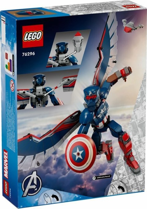 LEGO 76296 SUPER HEROES Figurka nowego Kapitana Ameryki LEGO 76296 SUPER HEROES Figurka nowego Kapitana Ameryki