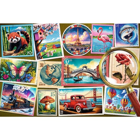 Puzzle - 300 EasyPiece - Znaczki pocztowe Trefl 23100