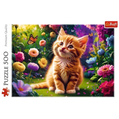 Puzzle - 500 - Uroczy kotek Trefl 37525