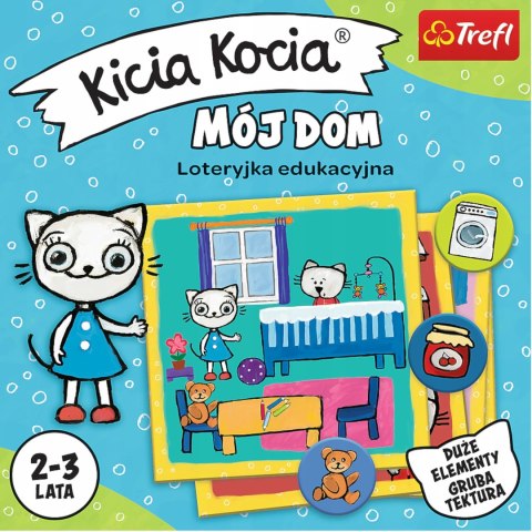 Gra planszowa Kicia Kocia mój dom dla maluchów Trefl 02055 Gra planszowa Kicia Kocia mój dom dla maluchów Trefl 02055