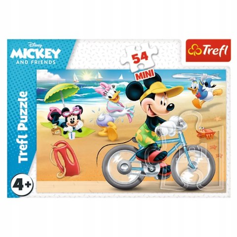 Puzzle 54 mini Mickey i przyjaciele 54 elementy Trefl 19712 Puzzle 54 mini Mickey i przyjaciele 54 elementy Trefl 19712