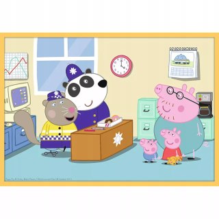 Puzzle Trefl Świnka Peppa Puzzle 10w1 329 el. Poznaj Świnkę Peppę 90383