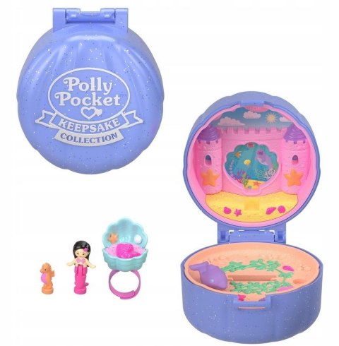 Polly Pocket Zestaw kompaktowy z pierścionkiem Polly Pocket Zestaw kompaktowy z pierścionkiem