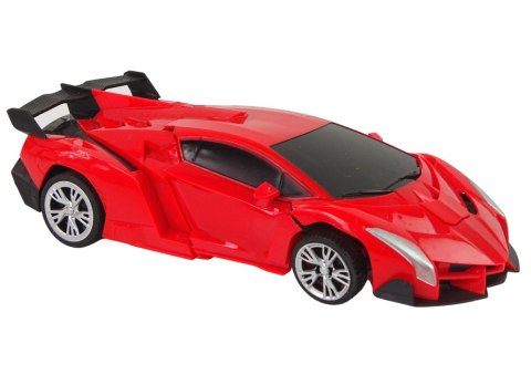 Auto Robot 2w1 Pilot R/C Zdalnie sterowane Czerwony Auto Robot 2w1 Pilot R/C Zdalnie sterowane Czerwony