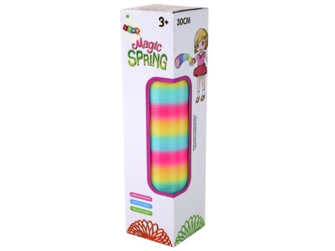 Magiczna Kultowa Sprężyna Kolorowa 30 Cm Zabawka Magiczna Kultowa Sprężyna Kolorowa 30 Cm Zabawka