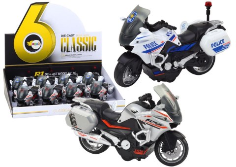 Motocykl Z Napędem Frykcyjnym Skala 1:10 Policyjny Sportowy Motocykl Z Napędem Frykcyjnym Skala 1:10 Policyjny Sportowy