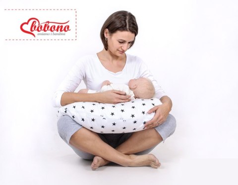 Poduszka do karmienia- Basic kratka niebieska Poduszka do karmienia- Basic kratka niebieska