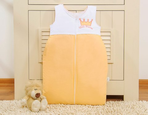 Śpiworek niemowlęcy- Little Prince/Princess brzoskwiniowy Śpiworek niemowlęcy- Little Prince/Princess brzoskwiniowy