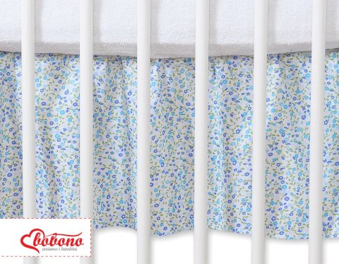 Falbanka maskująca 120x60cm- Wiszące serduszka łączka niebieska Falbanka maskująca 120x60cm- Wiszące serduszka łączka niebieska