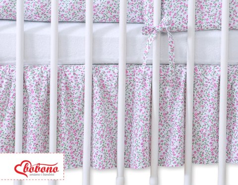 Falbanka maskująca 120x60cm- Wiszące serduszka łączka różowa Falbanka maskująca 120x60cm- Wiszące serduszka łączka różowa