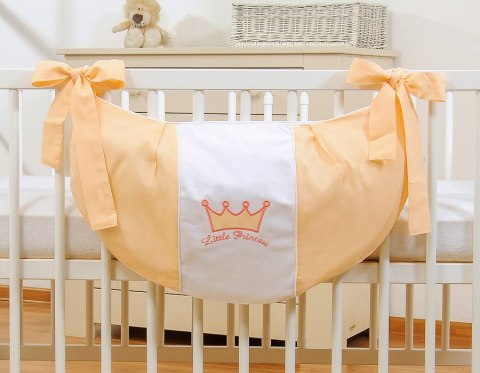 Przybornik- Torba na zabawki- Little Prince/Princess brzoskwiniowe Przybornik- Torba na zabawki- Little Prince/Princess brzoskwiniowe