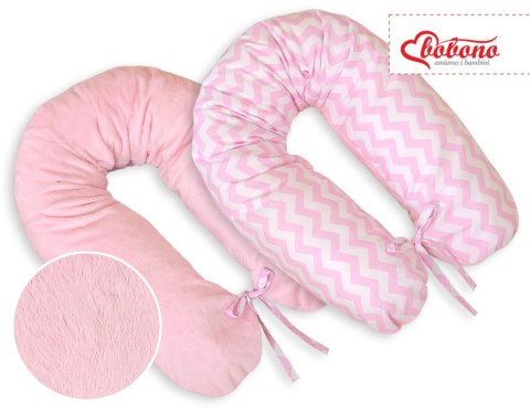 Poduszka ciążowa dwustronna Longer- Simple chevron różowy Poduszka ciążowa dwustronna Longer- Simple chevron różowy