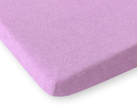 Prześcieradło frotte do łóżeczka 120x60cm- fioletowe Prześcieradło frotte do łóżeczka 120x60cm- fioletowe