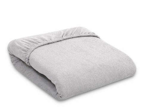 Przescieradło frotte do łóżeczka 120x60cm- szare Przescieradło frotte do łóżeczka 120x60cm- szare