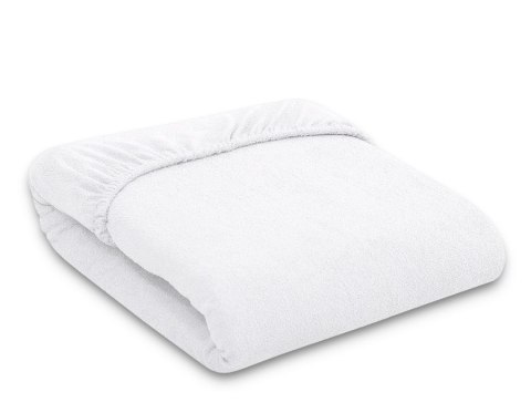 Prześcieradło frotte do łóżeczka 140x70cm- białe Prześcieradło frotte do łóżeczka 140x70cm- białe