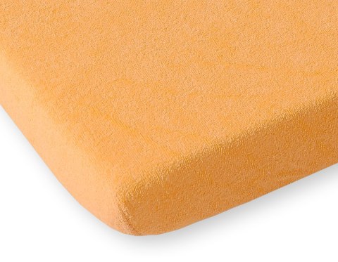 Prześcieradło frotte do łóżeczka 140x70cm- brzoskwiniowe Prześcieradło frotte do łóżeczka 140x70cm- brzoskwiniowe