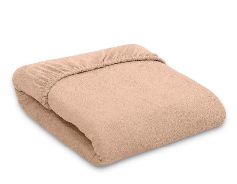Prześcieradło frotte do łóżeczka 140x70cm- jasno brązowe Prześcieradło frotte do łóżeczka 140x70cm- jasno brązowe