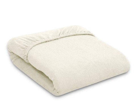 Prześcieradło frotte do łóżeczka 140x70cm- kremowe Prześcieradło frotte do łóżeczka 140x70cm- kremowe