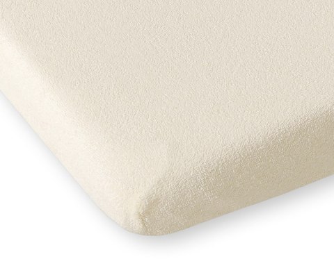Prześcieradło frotte do łóżeczka 140x70cm- kremowe Prześcieradło frotte do łóżeczka 140x70cm- kremowe