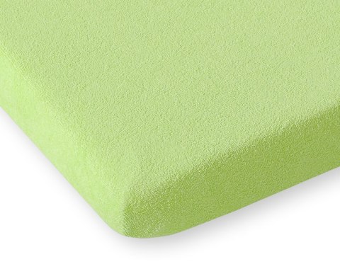Prześcieradło frotte do łóżeczka 140x70cm- zielone Prześcieradło frotte do łóżeczka 140x70cm- zielone