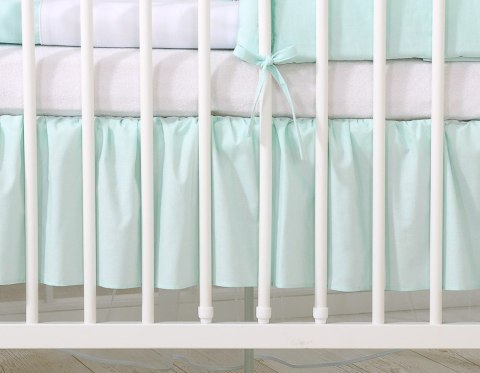 Falbanka maskująca 120x60cm- Little Prince/Princess miętowa Falbanka maskująca 120x60cm- Little Prince/Princess miętowa