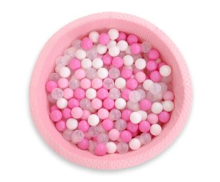 Plastikowe piłeczki do suchego basenu 50szt. - ciemny róż