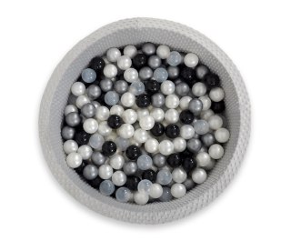Plastikowe piłeczki do suchego basenu 50szt. - czarne