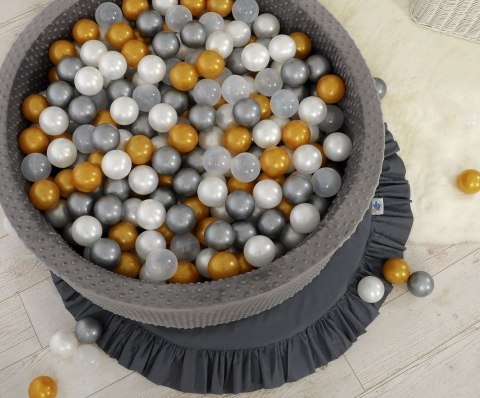 Plastikowe piłeczki do suchego basenu 50szt. - szare Plastikowe piłeczki do suchego basenu 50szt. - szare
