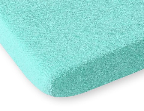 Prześcieradło frotte do łóżeczka 120x60cm- miętowe Prześcieradło frotte do łóżeczka 120x60cm- miętowe