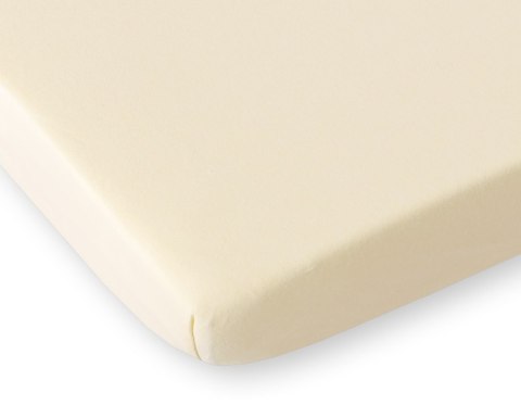 Prześcieradło jersey do łóżeczka 120x60cm- wanilia Prześcieradło jersey do łóżeczka 120x60cm- wanilia