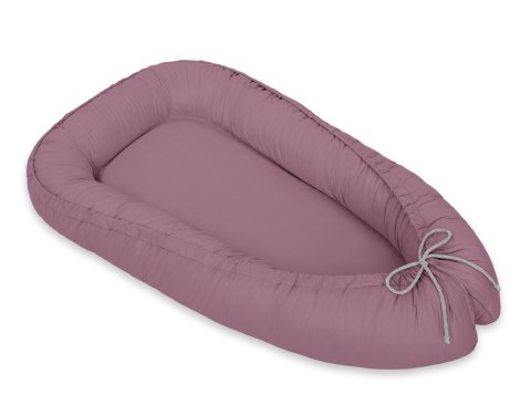 Kokon niemowlęcy dwustronny kojec otulacz Premium MY SWEET BABY- retro róż Kokon niemowlęcy dwustronny kojec otulacz Premium MY SWEET BABY- retro róż