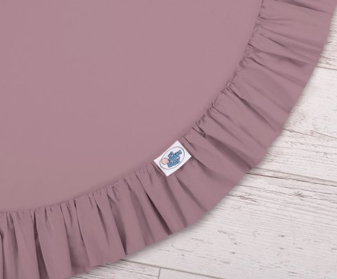 Mata do zabawy z falbanką- róż retro Mata do zabawy z falbanką- róż retro