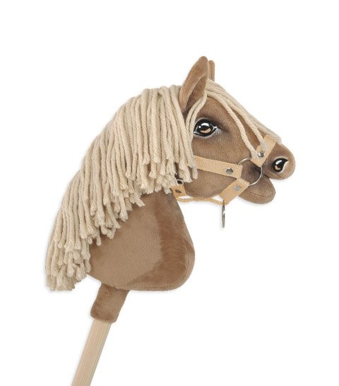 Kantar dla konia Hobby Horse A4 zapinany mały - beżowy Kantar dla konia Hobby Horse A4 zapinany mały - beżowy