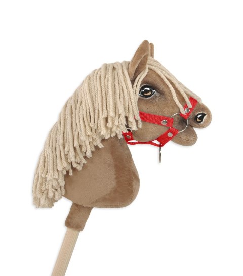 Kantar dla konia Hobby Horse A4 zapinany mały - czerwony Kantar dla konia Hobby Horse A4 zapinany mały - czerwony